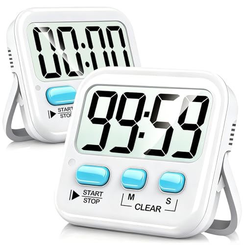 Smart Home Antonki 2 Pack Digital Timer for Kids, Magnetic Countdown Essentials