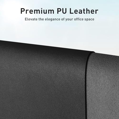 Classic Aothia Non-Slip Waterproof PU Leather Desk Pad Protector Set