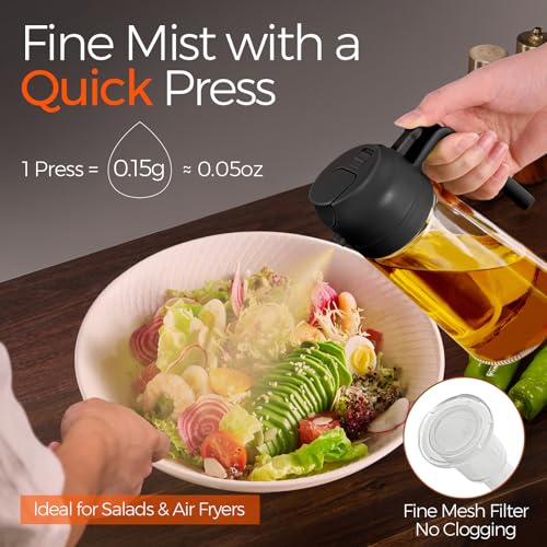 top-tier YARRAMATE 16oz/470ml Glass Olive Oil Sprayer for Cooking Collection