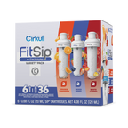 Zero-Calorie FitSip 6-Pack Variety Pack HE3H - Zero-Calorie Multi-Flavor Sip Pods for Water Bottle - Default Title