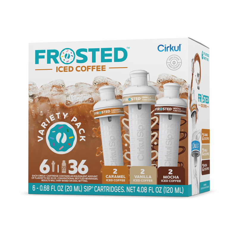 Sugar-Free Frosted Iced Coffee 6-Pack Variety Pack RAJT - Sugar-Free Fruit Flavor Cartridge Refill - Default Title
