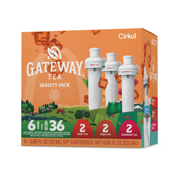 Refreshing Electrolyte Gateway Tea 6-Pack Variety Pack HM0F - Electrolyte Hydration Enhanced Taste Cartridges - Default Title