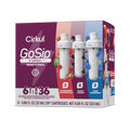 Vitamin-Infused GoSip 6-Pack Variety Pack CB6Q - Zero-Calorie Multi-Flavor Sip Pods for Water Bottle - Default Title