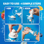 Sugar-Free Frosted Refreshers 6-Pack Variety Pack 1367 - Zero-Calorie Multi-Flavor Sip Pods for Water Bottle Detail