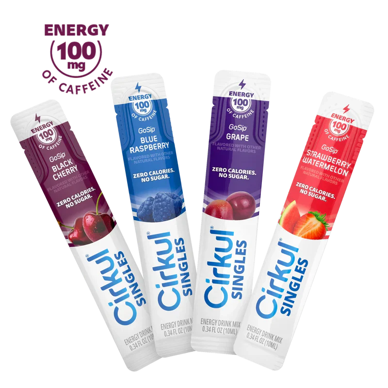 Refreshing Electrolyte 16-Pack  Singles GoSip Bundle H74N - Sugar-Free Fruit Flavor Cartridge Refill - Default Title