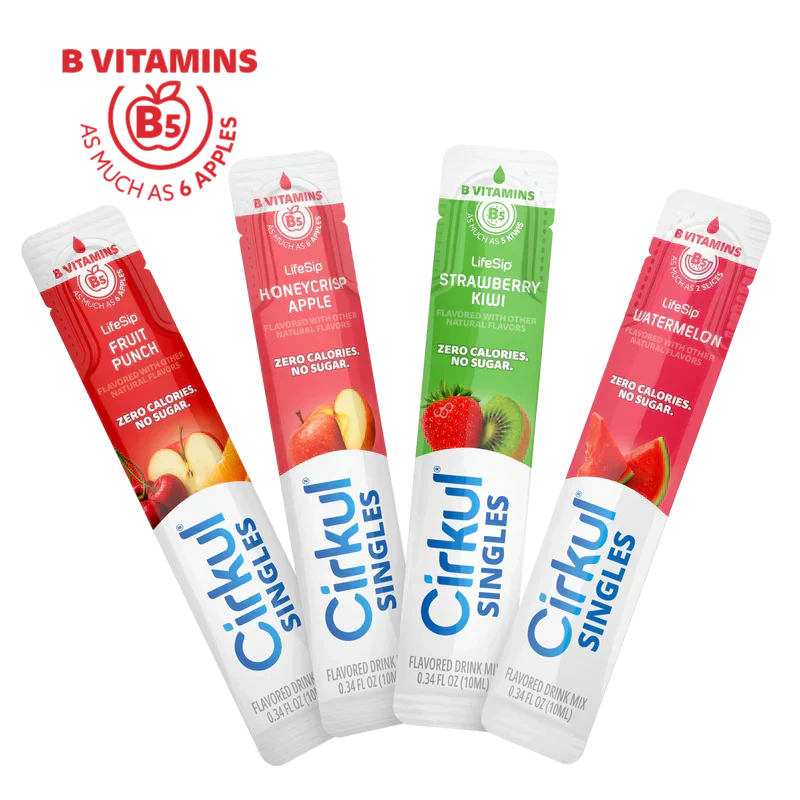 Zero-Calorie 16-Pack  Singles LifeSip Bundle TIN3 - Electrolyte Hydration Enhanced Taste Cartridges - Default Title