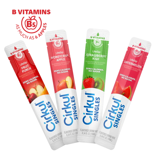 Zero-Calorie 16-Pack  Singles LifeSip Bundle TIN3 - Electrolyte Hydration Enhanced Taste Cartridges - Default Title