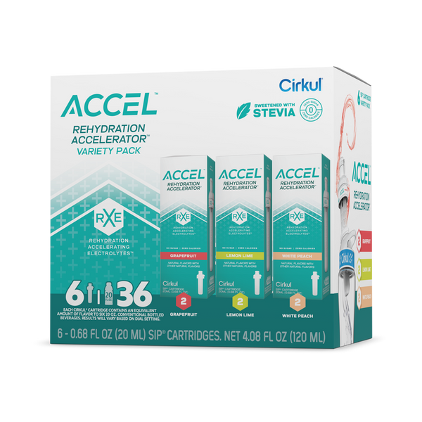 Natural Fruit Flavored Accel 6-Pack Variety Pack IZ9I - Zero-Calorie Multi-Flavor Sip Pods for Water Bottle - Default Title