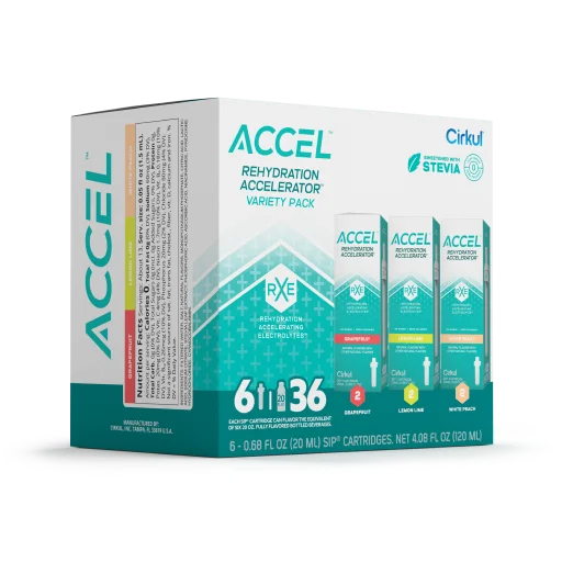 Natural Fruit Flavored Accel 6-Pack Variety Pack IZ9I - Zero-Calorie Multi-Flavor Sip Pods for Water Bottle Detail