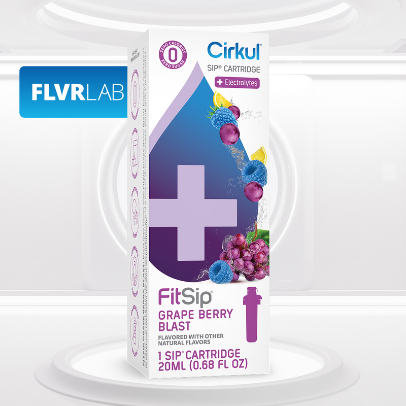Refreshing Electrolyte FitSip Grape Berry Blast DPFR - Vitamin-Infused Natural Refreshing Flavor Core - Default Title