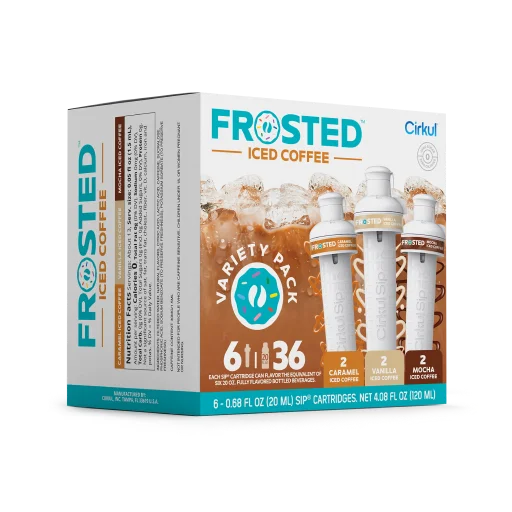 Sugar-Free Frosted Iced Coffee 6-Pack Variety Pack RAJT - Sugar-Free Fruit Flavor Cartridge Refill Detail