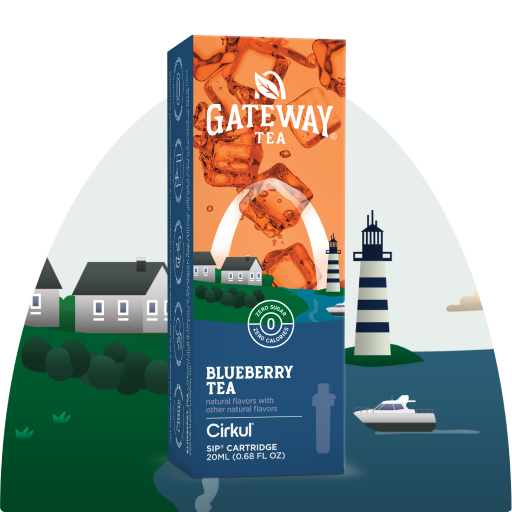Vitamin-Infused Gateway Blueberry Tea BF2I - Sugar-Free Fruit Flavor Cartridge Refill - Default Title