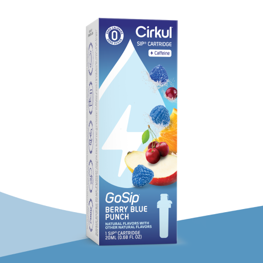 Vitamin-Infused GoSip Berry Blue Punch YSFQ - Sugar-Free Fruit Flavor Cartridge Refill - Default Title