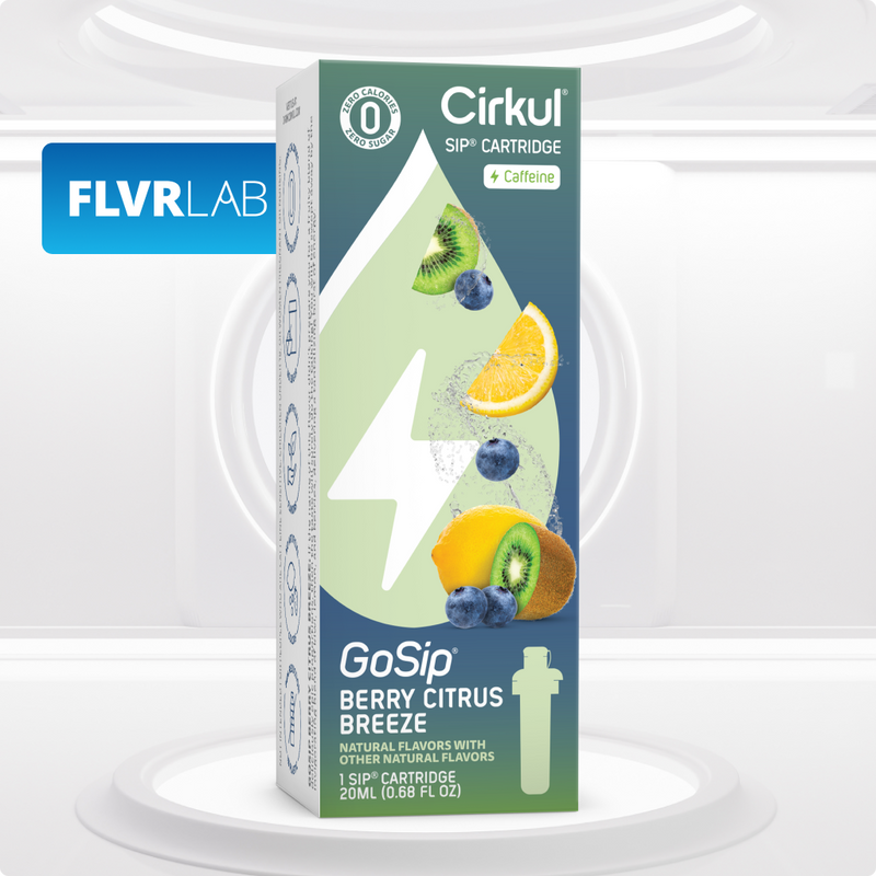 Natural Fruit Flavored GoSip Berry Citrus Breeze 2YHA - Electrolyte Hydration Enhanced Taste Cartridges - Default Title