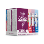 Vitamin-Infused GoSip 6-Pack Variety Pack CB6Q - Zero-Calorie Multi-Flavor Sip Pods for Water Bottle Detail