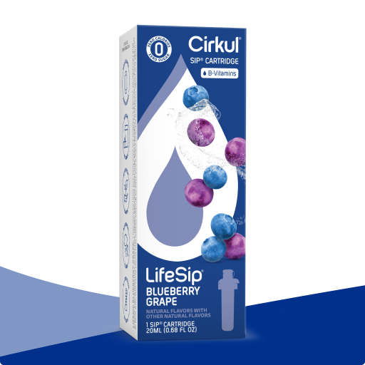 Zero-Calorie LifeSip Blueberry Grape C76C - Sugar-Free Fruit Flavor Cartridge Refill - Default Title