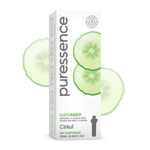 Sugar-Free Puressence Cucumber (Unsweetened) 5WHH - Vitamin-Infused Natural Refreshing Flavor Core - Default Title