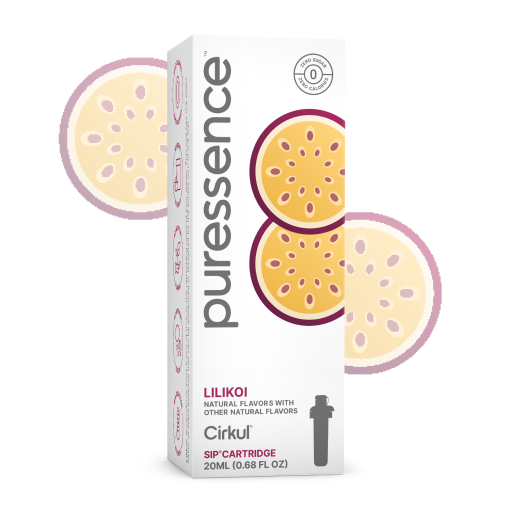 Zero-Calorie Puressence Lilikoi (Unsweetened) C3N8 - Electrolyte Hydration Enhanced Taste Cartridges - Default Title
