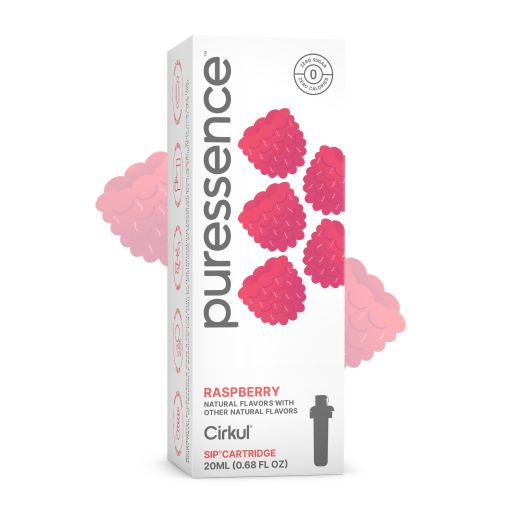 Refreshing Electrolyte Puressence Raspberry (Unsweetened) Y9NG - Sugar-Free Fruit Flavor Cartridge Refill - Default Title