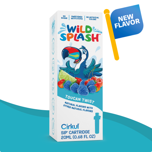 Refreshing Electrolyte Wild Splash Toucan Twist PF3X - Zero-Calorie Multi-Flavor Sip Pods for Water Bottle - Default Title